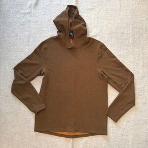 Lululemon‎ Brown Waffle Knit Hoodie – Size L (Fits M)
